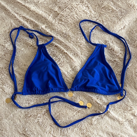 Kulani Kinis Other - Kulani Kinis Royal Blue Triangle Bikini Top